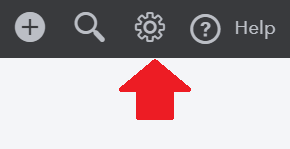 3. Haz clic en el icono con forma de engranaje, situado en la esquina superior derecha de la página.